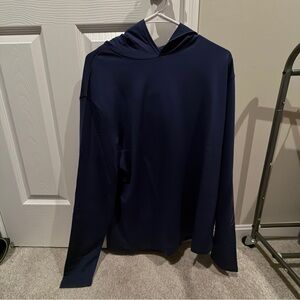 Peter Millar Navy Hooded Sweatshirt